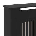vidaXL Kryt radiátora 2 ks Čierna 205 x 20,5 x 81,5cm Kompozitné drevo