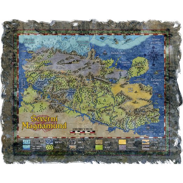 Mapa Severného Magnamundu