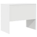 vidaXL Stôl Biela 90 x 50 x 76 cm