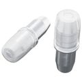 vidaXL Policová klin 2 Strieborná 7 x 16 mm Železo