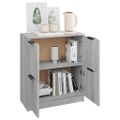 vidaXL Komoda sivý dub sonoma 60x30x70 cm spracované drevo