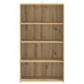 vidaXL Highboard Dub artisan 70 x 41 x 124 cm Kompozitné drevo