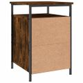 vidaXL Nočné stolíky 2 ks dymový dub 40x42x60 cm kompozitné drevo