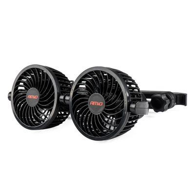 DVOJITÝ AUTOVENTILÁTOR NA OPIERKU HLAVY AMiO-03009