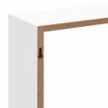 vidaXL Nástenné police v tvare kocky 3 ks, biele, MDF
