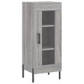vidaXL Komoda sivý dub sonoma 34,5x34x90 cm spracované drevo