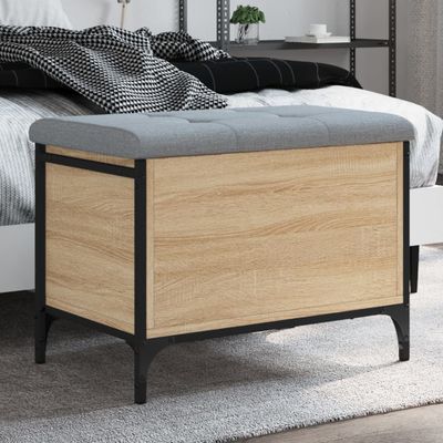 vidaXL Úložná lavička dub sonoma 62x42x45 cm kompozitné drevo