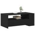 vidaXL Konferenčný stolík Čierny dub 102 x 55 x 43,5 cm