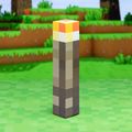 Lampička Minecraft - Pochodeň