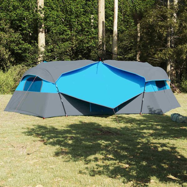 vidaXL Vnútorný stan so strechou Modrá 520 x 520 x 190 cm taft