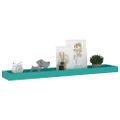 vidaXL Terasové nástenné police 4 ks modré 80x15x4 cm MDF