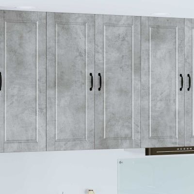 vidaXL Nástenná skrinka PORTO Betónová šedá 80 x 31 x 100 cm