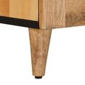 vidaXL TV skrinka Prírodná 105 x 33,5 x 46 cm Masívne mango drevo