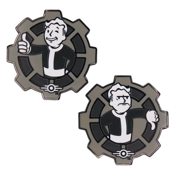 Zberateľská minca Fallout - Vault Boy Decision Coin