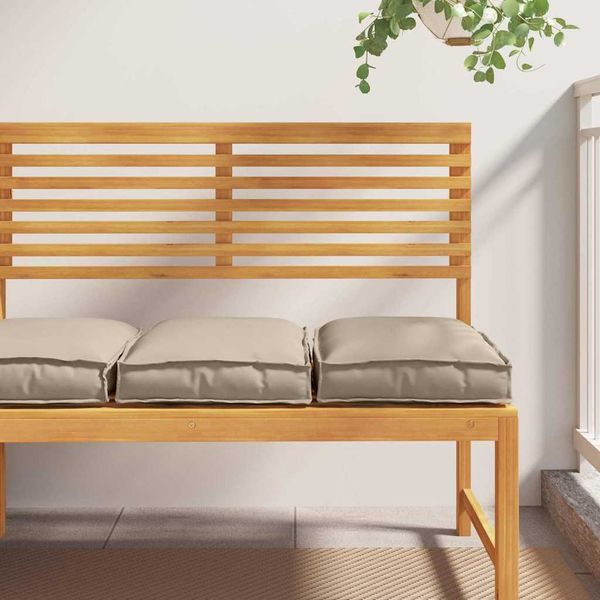 vidaXL Podložka 2 pcs Sivohnedá 40 x 40 x 8 cm Oxfordská látka