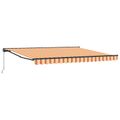 vidaXL Rám markízy Viacfarebný 400 × 300 cm Polyester s PU povrchom