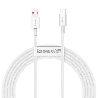 Baseus Superior Series Fast Charging Dátový Kábel USB-A - USB-C 66W 2m White