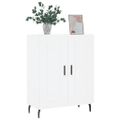vidaXL Komoda biela 69,5x34x90 cm kompozitné drevo