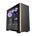 Počítačová skriňa Darkflash DS900WS (čierna) + 4 ventilátory