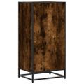 vidaXL Regál na topánky dymový dub 48x38x97,5 cm spracované drevo