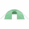 vidaXL Fóliovník s oceľovým rámom zelený 56 m² 14x4x2 m