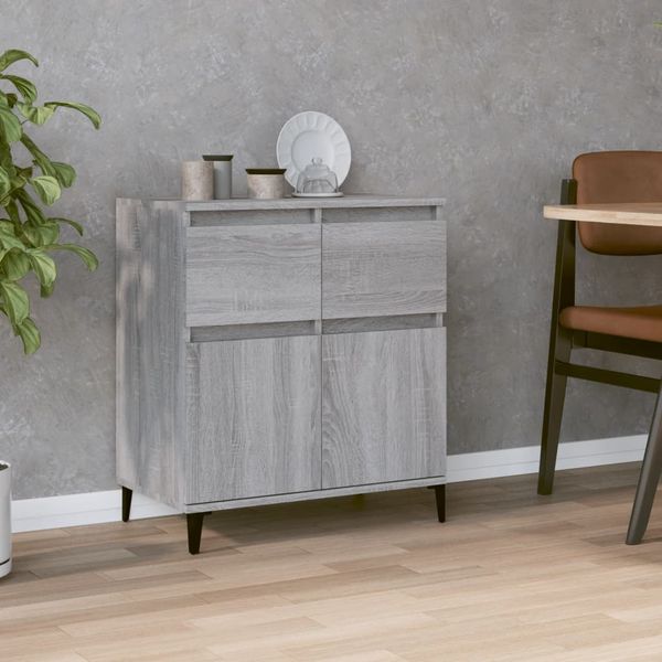 vidaXL Komoda sivý dub sonoma 60x35x70 cm spracované drevo