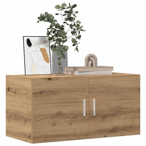 vidaXL Nástenná skrinka dub artisan 80x39x40 cm kompozitné drevo