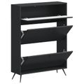 vidaXL Skriňa na topánky BREDA 78 x 24 x 103 cm Kompozitné drevo