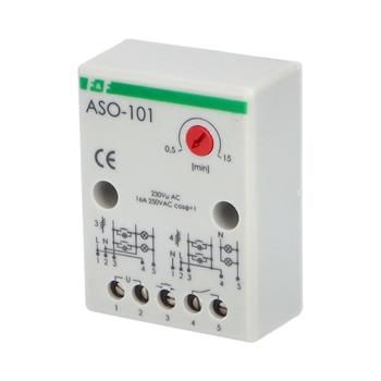 Schodový automat F&F ASO-101, 16 A, šedý, na povrch, funkcia protiblokády