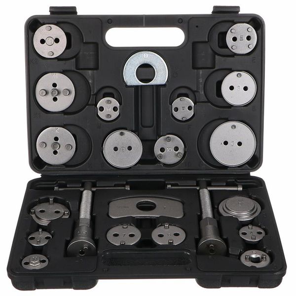 Stláčadlo brzdových piestov MECHANIC BRAKE SET BLACK 22, sada 22ks SIXTOL