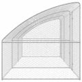 vidaXL Psí kennel 3 ks Strieborná 6 x 2 x 2 m Pozinkovaná oceľ