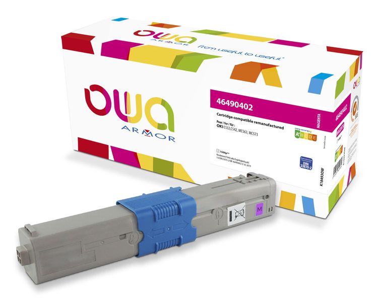OWA Armor toner kompatibilný s OKI 46490402, 1500st, červená/magenta