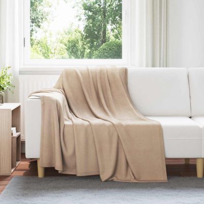vidaXL Prikrývky na hodenie 24 pcs ťavová 200 x 150 cm Flís