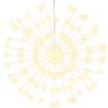 vidaXL Vonkajšie vianočné prskavky 4 ks, teplá biela 20 cm, 560 LED