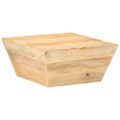 vidaXL Konferenčný stolík v tvare V 66x66x30 cm, mangový masív