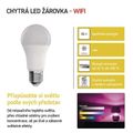 LED žiarovka EMOS ZQW515R GoSmart WIFI A65 / E27 / 11 W (75 W) / 1 050 lm / RGB / stmievateľná