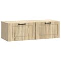 vidaXL Nástenná TV skrinka Dub sonoma 98 x 41 x 30 cm Kompozitné drevo