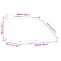 vidaXL Zaťahovacia markíza 250x150 cm oranžová a hnedá