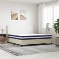 vidaXL Taštičkový pružinový matrac stredne tvrdý 200x200 cm