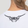 Dámske tričko Tribal Ribbed White - GymBeam, veľkosť XL