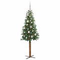 vidaXL Úzky vianočný stromček Zelená 150 cm