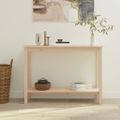 vidaXL Konzolový stolík 110x40x80 cm masívne borovicové drevo