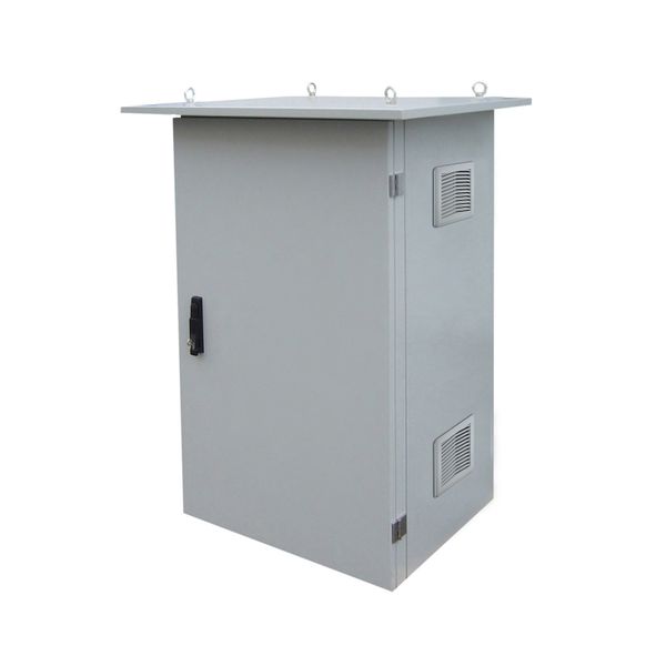 Rozvádzač termoizolovaný LC-07 24U 700x600 RAL7035 ventilácia v oboch bočniciach LC-07-24U-76-25002-02-G
