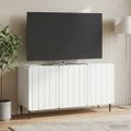 vidaXL TV skrinka Biela 99 x 34,5 x 52 cm Kompozitné drevo