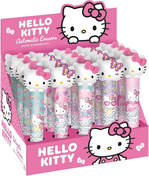 Vysúvacia guma v pere Hello Kitty Pastel Pink
