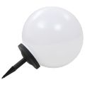 vidaXL Vonkajšia solárna lampa 40 cm LED guľová RGB