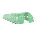 vidaXL Fóliovník s oceľovým rámom zelený 56 m² 14x4x2 m