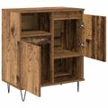 vidaXL Servírovacia skriňa Staré drevo 60 x 35 x 70 cm