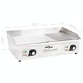 vidaXL Elektrická platnička z nehrdzavejúcej ocele 4400 W 71x43x24 cm