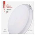 LED prisadené svietidlo DORI, kruh. biele 18W neutr.b., IP54